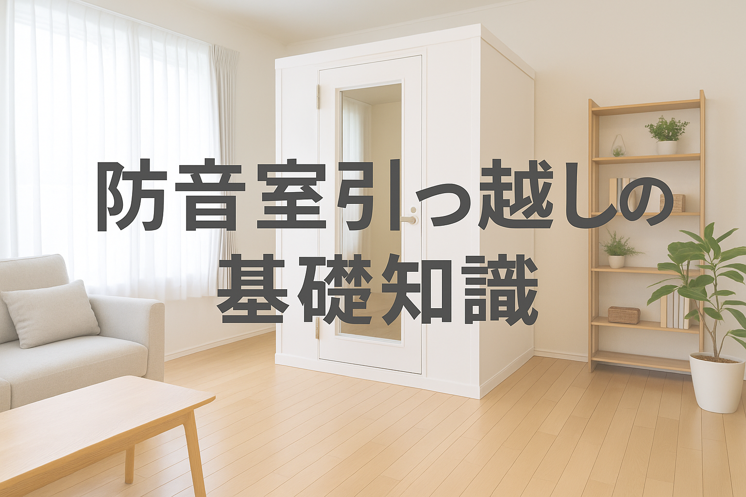 防音室のある部屋