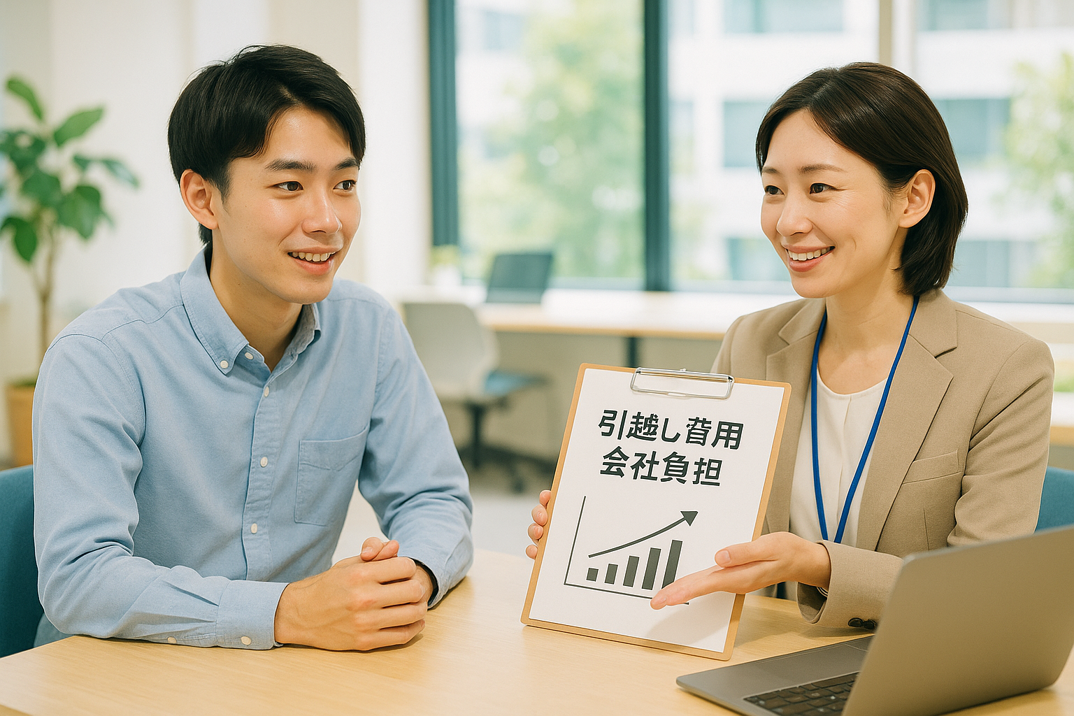 引っ越し費用会社負担の説明